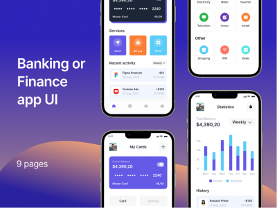金融银行app ui .fig素材下载