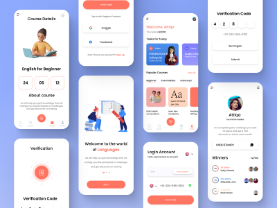 语言学习app ui .fig素材下载