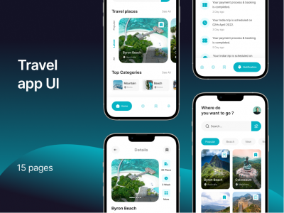 旅行app ui .fig素材下载