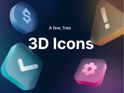 一组3D图标 .fig素材下载