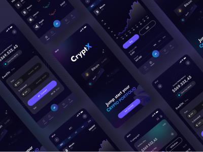 加密货币app ui .fig素材下载