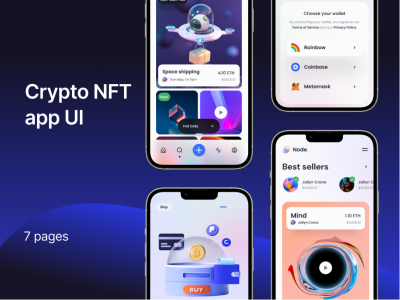 NFT数字藏品app ui .fig素材下载