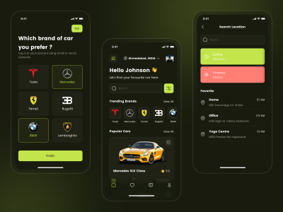 租车app ui .fig素材下载