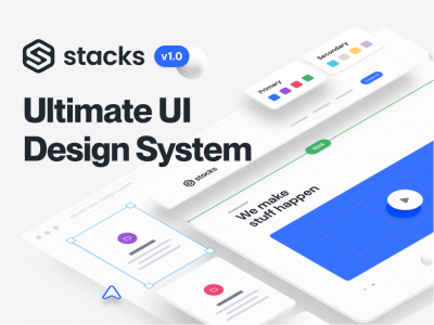 stacks design system 网页UI设计系统 .fig素材下载