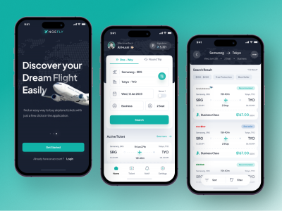 航班机票预订app ui .fig素材下载