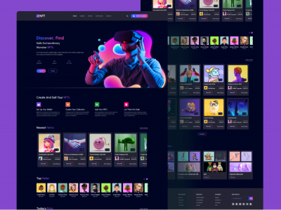 NFT数字藏品交易平台UI .fig素材下载