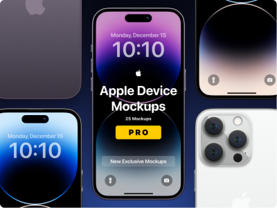 apple 设备mockup iphone watch iPad样机 .fig素材下载