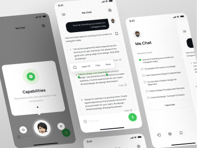 Me.Chat AI智能助手app ui .fig素材下载