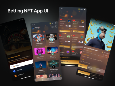 数字藏品NFT app ui .xd素材下载